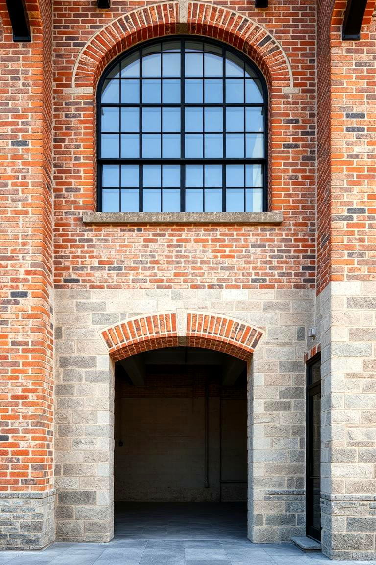 Industrial Loft Vibe - 24 Brick Houses With Stone Accents