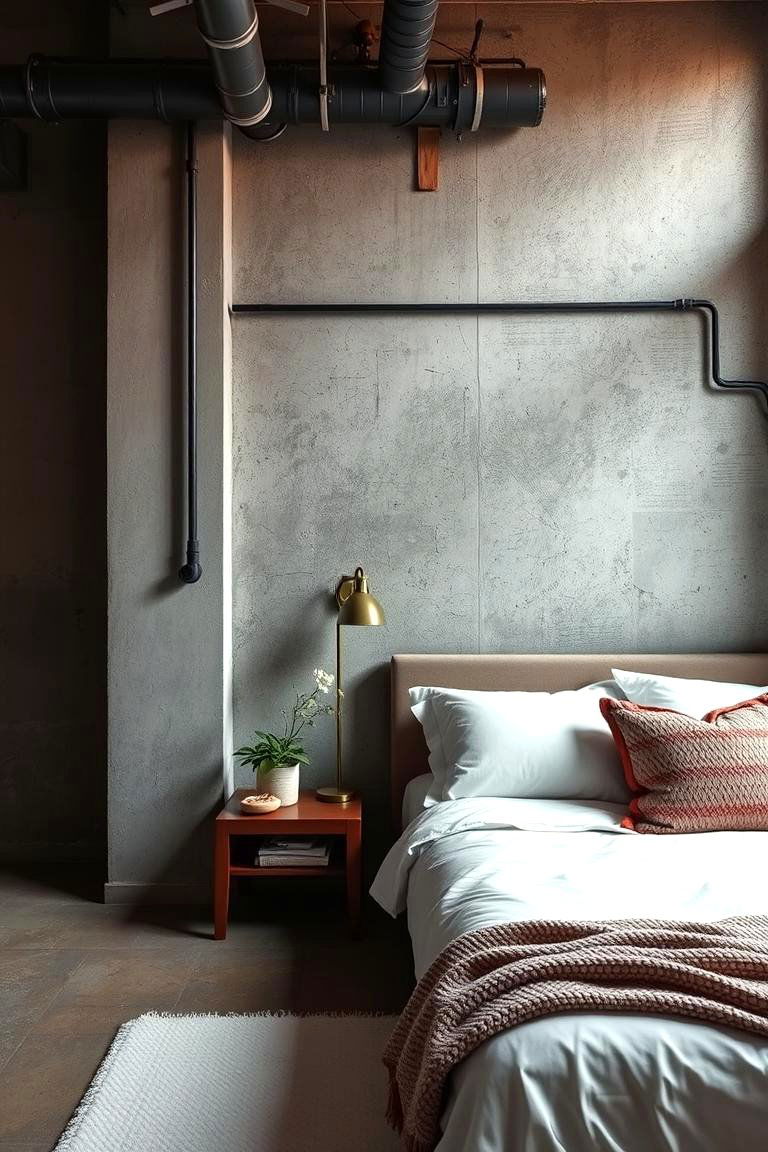 Industrial Loft with Cozy Details - 24 Guest Bedroom Ideas