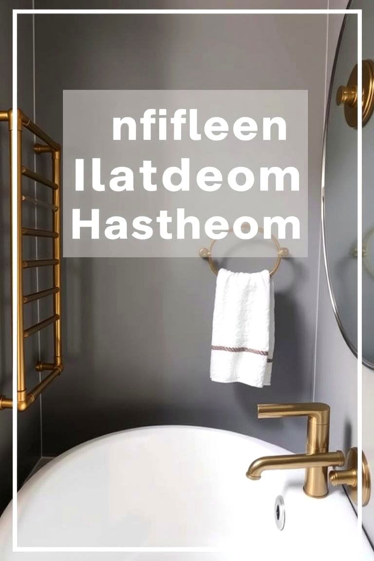 Industrial Metal Accents - 24 Mid-century Modern Bathroom Ideas