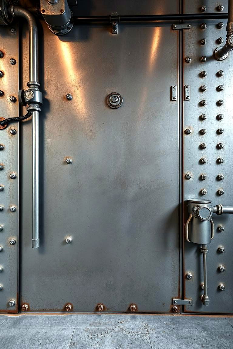 Industrial Metal Accents - 24 Wall Decor Ideas
