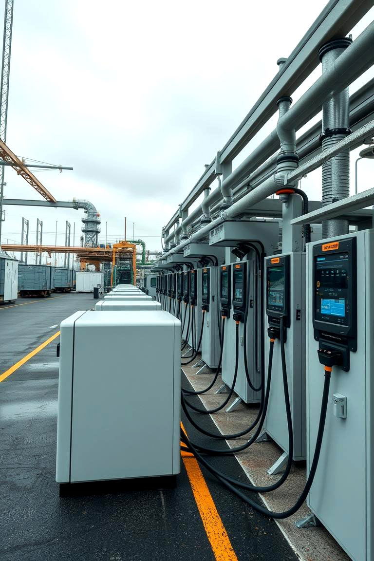 Industrial Park Charging Depot - 24 charging station ideas