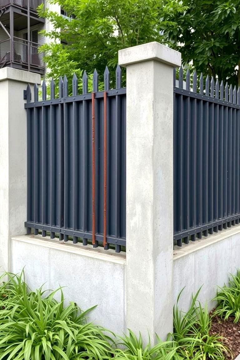Industrial Privacy Fence - 24 Privacy Fence Ideas