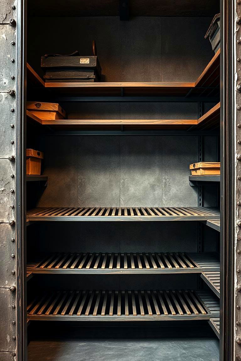 Industrial Shelves - 24 Closet Shelving Ideas