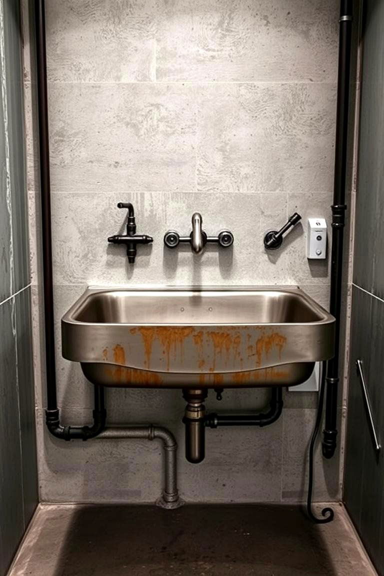 Industrial Sink - 24 Bathroom Sink Ideas