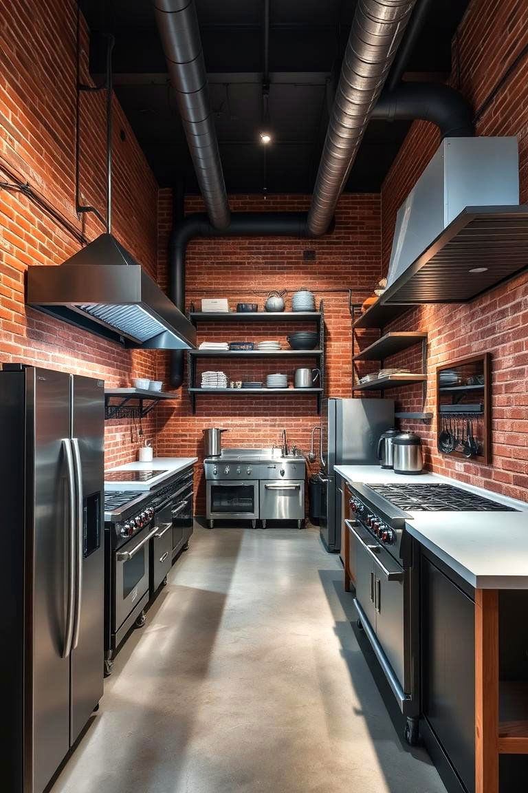 Industrial Style - 24 Kitchen Design Ideas