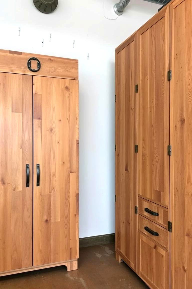 Industrial Style Cabinets - 24 Floor to Ceiling Cabinets Ideas