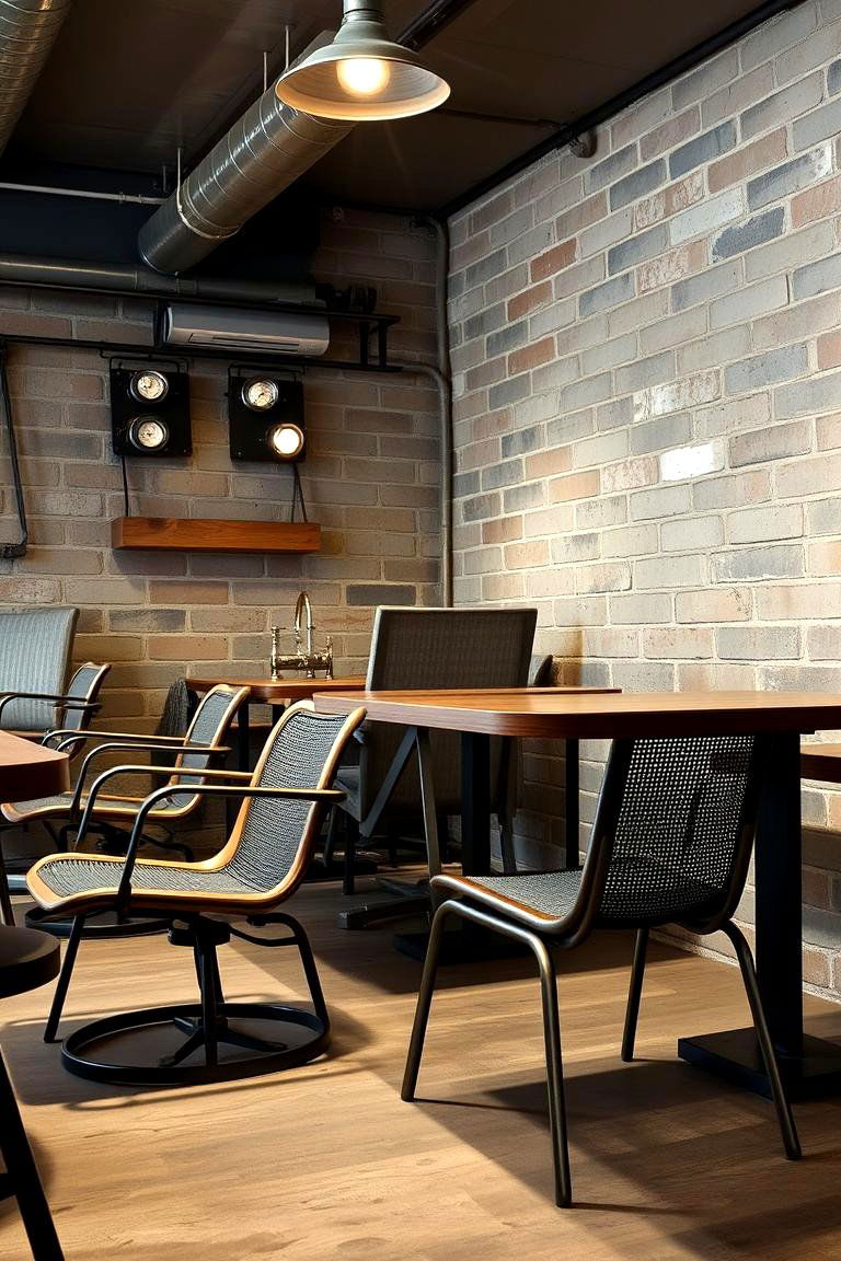 Industrial Style Chair Appeal - 24 Man Cave Seating Ideas