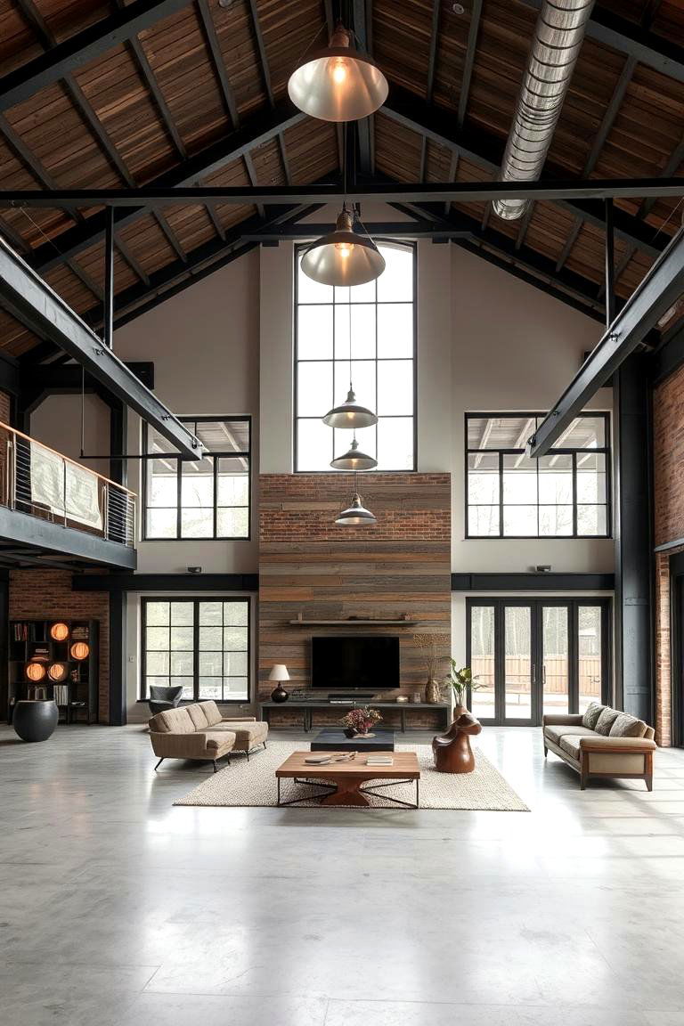 Industrial Style Elements - 24 Barndominium Interior Ideas