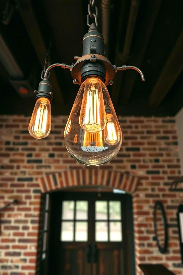Industrial Style Light Fixtures - 24 Entryway Lighting Ideas
