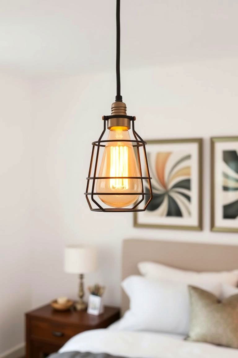 Industrial Style Lighting Fixtures - 24 Grunge Aesthetic Room Decor Ideas