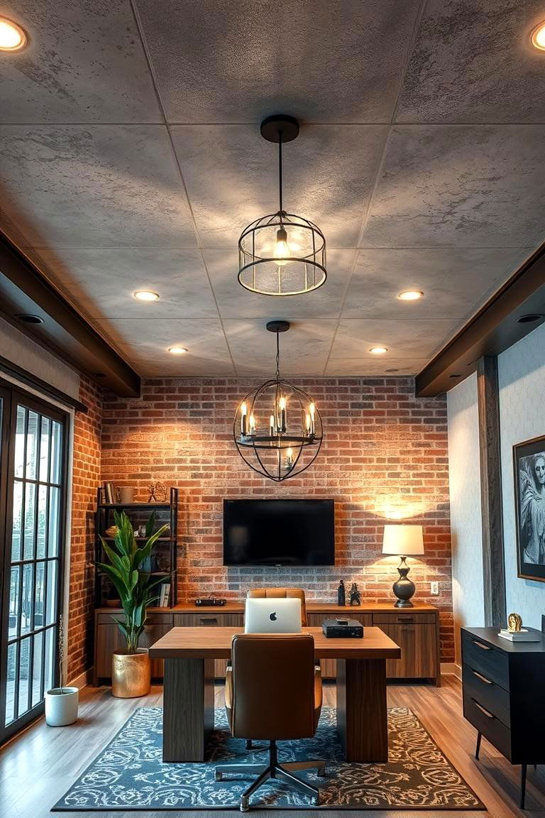 Industrial Style Pop Ceiling - 24 Pop Ceiling Design Ideas
