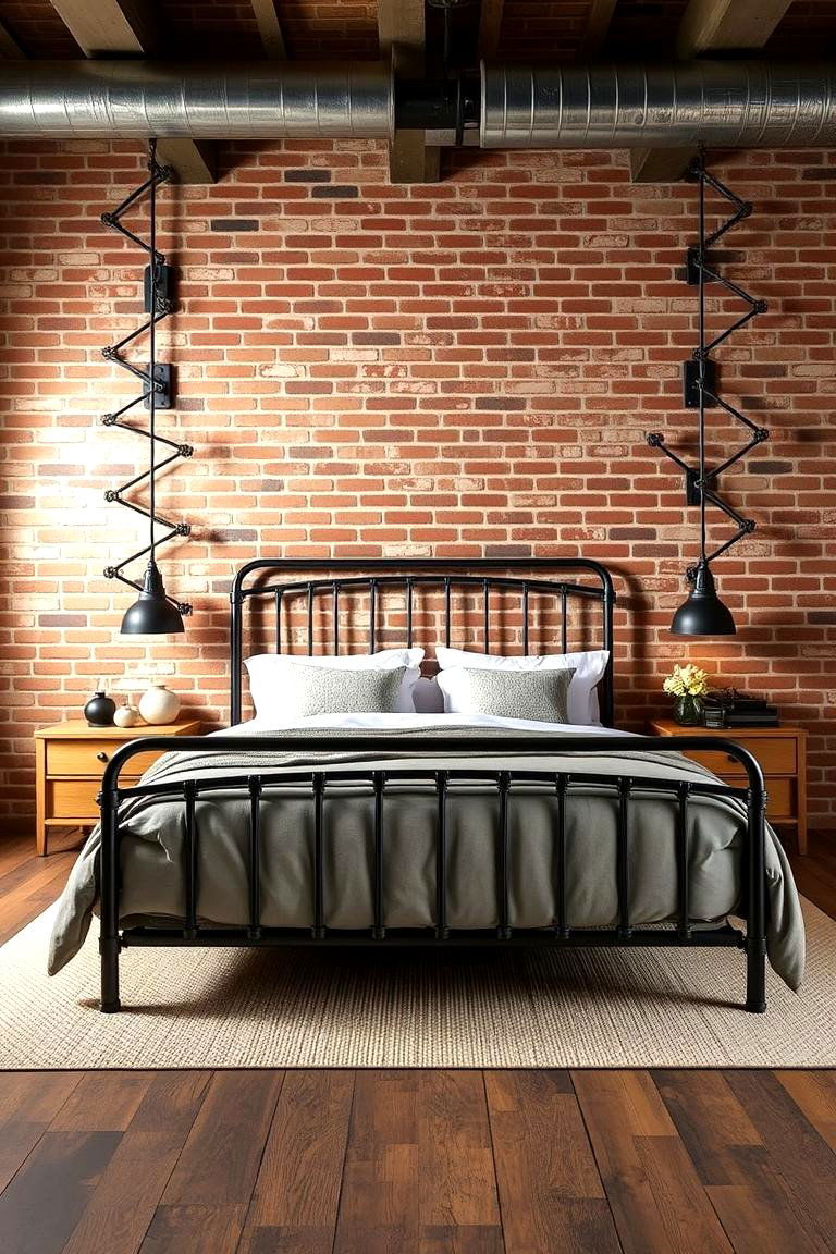 Industrial Style for a Modern Edge - 24 Master Bedroom Ideas