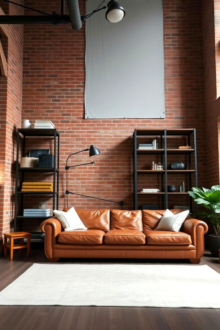 Industrial Touches - 24 Eclectic Living Room Ideas