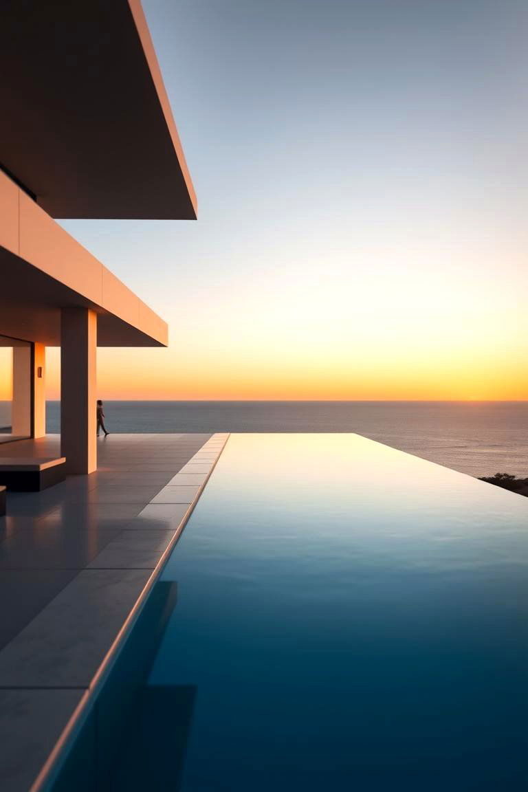 Infinity Edge Lagoon Pool - 24 Lagoon Pool Design Ideas
