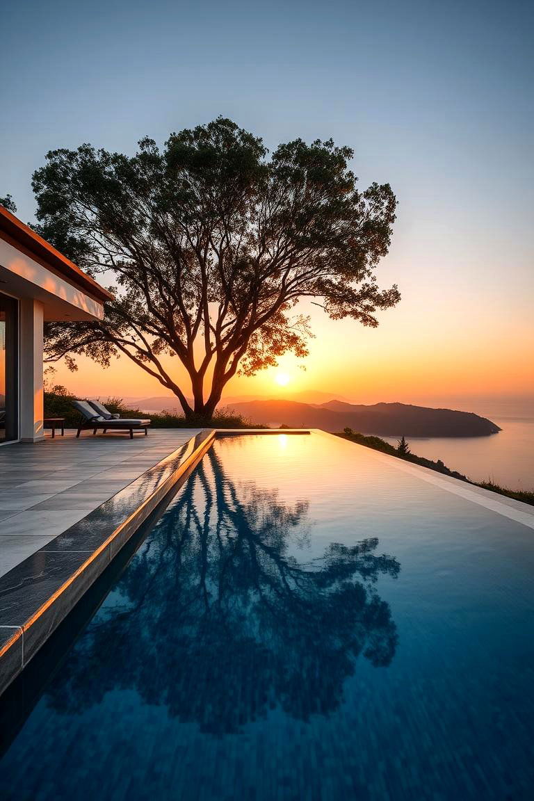 Infinity Edge Spool Pool with Scenic Views - 24 Spool Pool Ideas