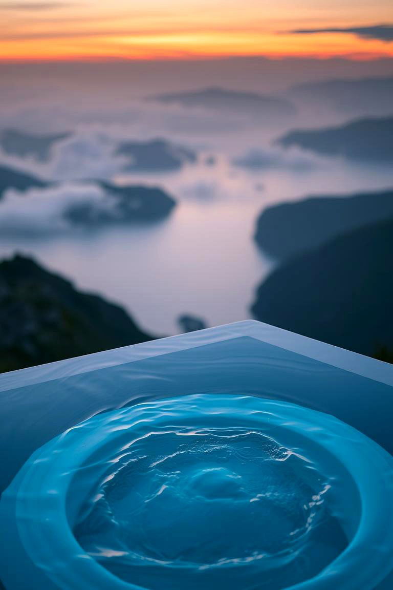 Infinity Edge Sunken Hot Tub - 24 Sunken Hot Tub Ideas