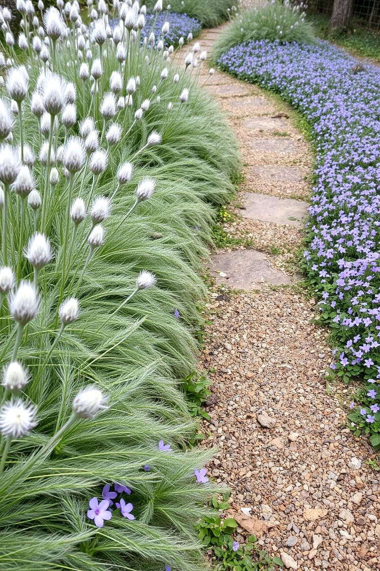 Informal Pathway Edging - 24 Perennial Flower Bed Ideas