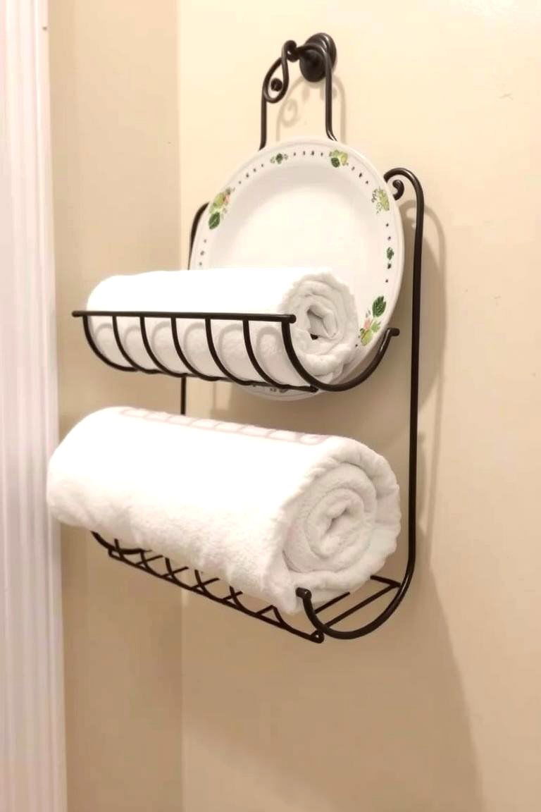 Ingenious Repurposed Racks for Towels - 24 Towel Storage Ideas