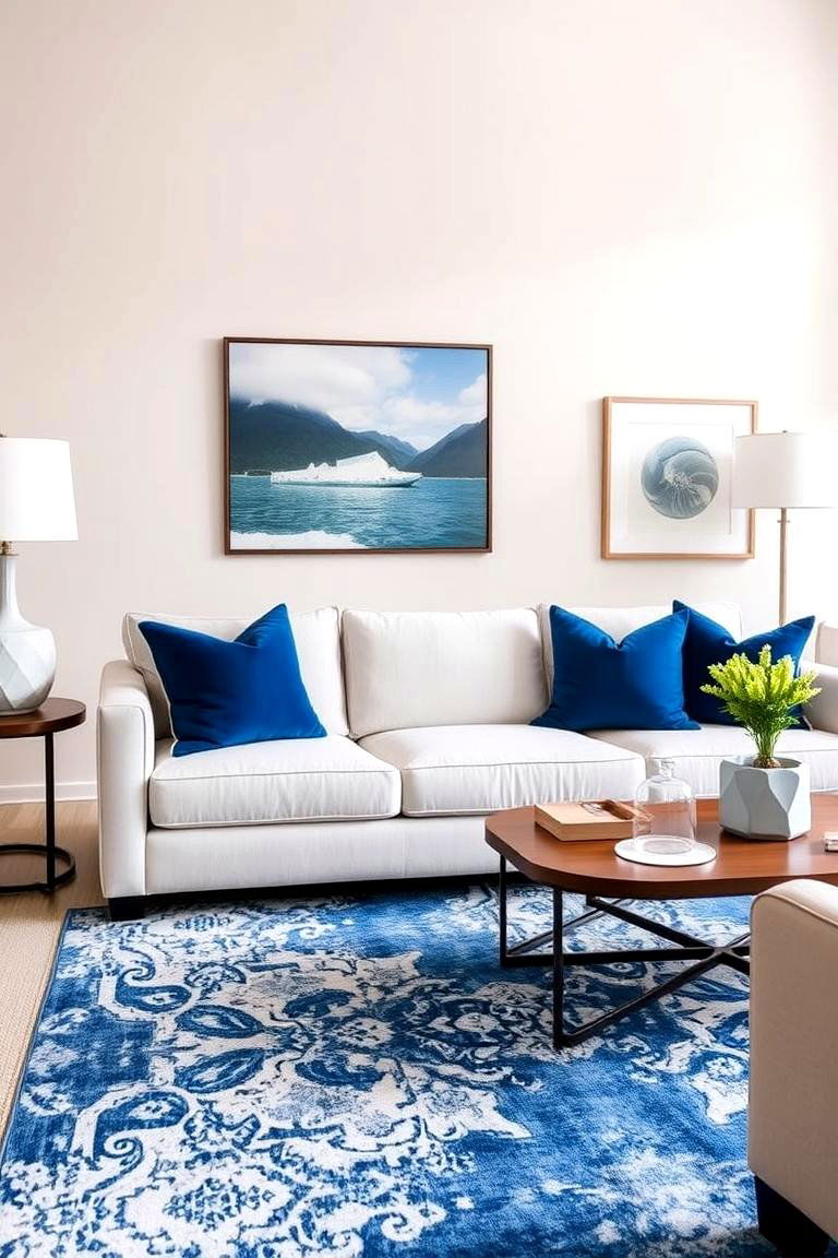 Inject Personality with Bold Color Accents - 24 Large Living Room Ideas