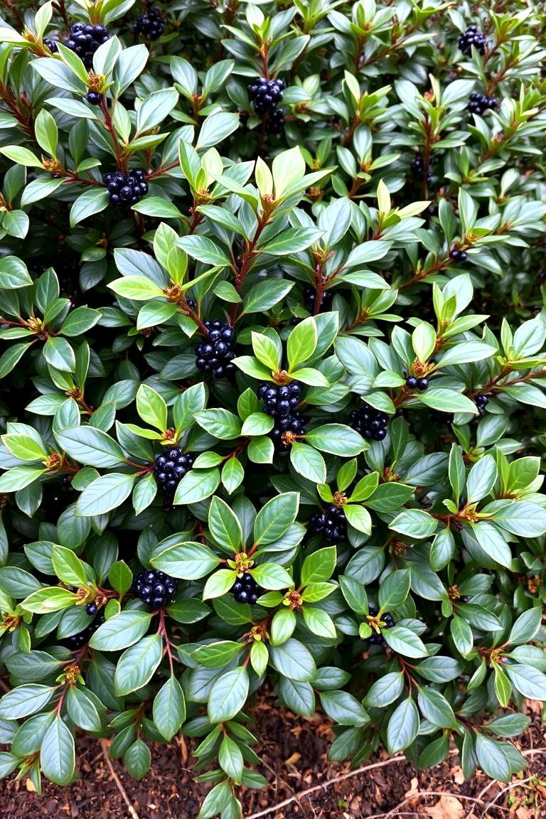 Inkberry Holly for Evergreen Privacy in Wet Areas - 24 Shrubs for Privacy