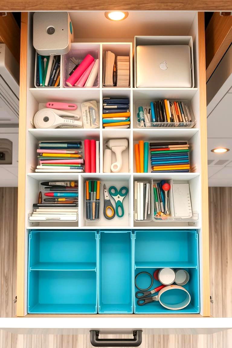 Innovative Drawer Systems for Order - 24 Craft Room Organization Ideas