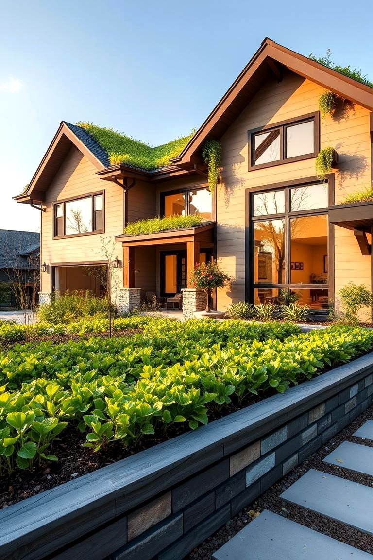 Innovative Green Roof - 24 Craftsman Style House Exterior Ideas