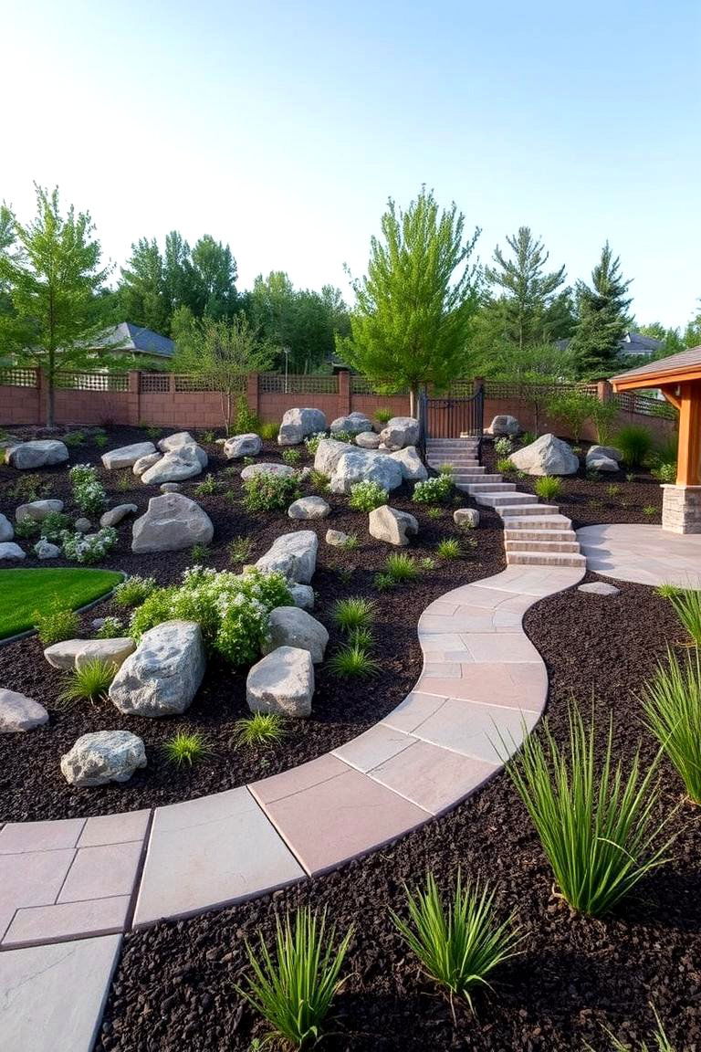 Innovative Landscape Integration - 24 Semi Circle Patio Ideas and Inspiration