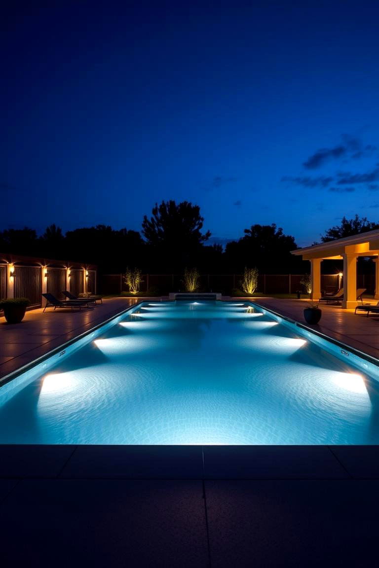 Innovative Lighting - 24 Pool Deck Ideas