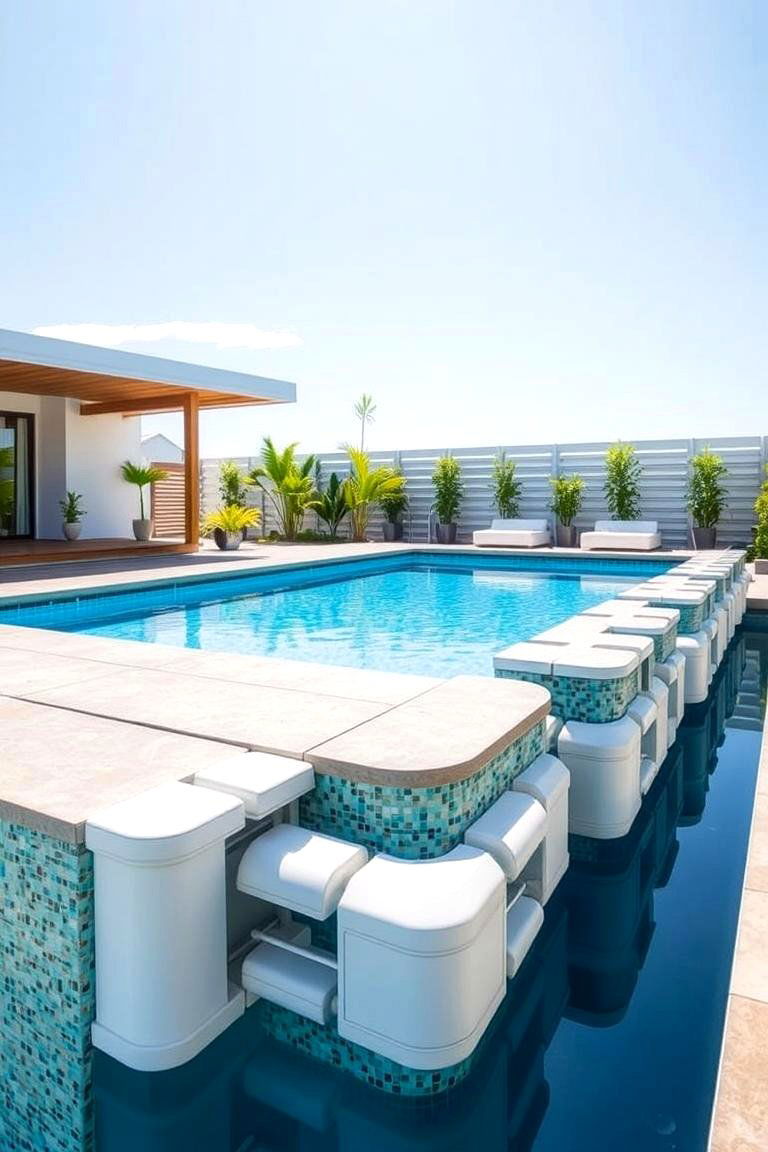 Innovative Modular Spool Pool - 24 Spool Pool Ideas
