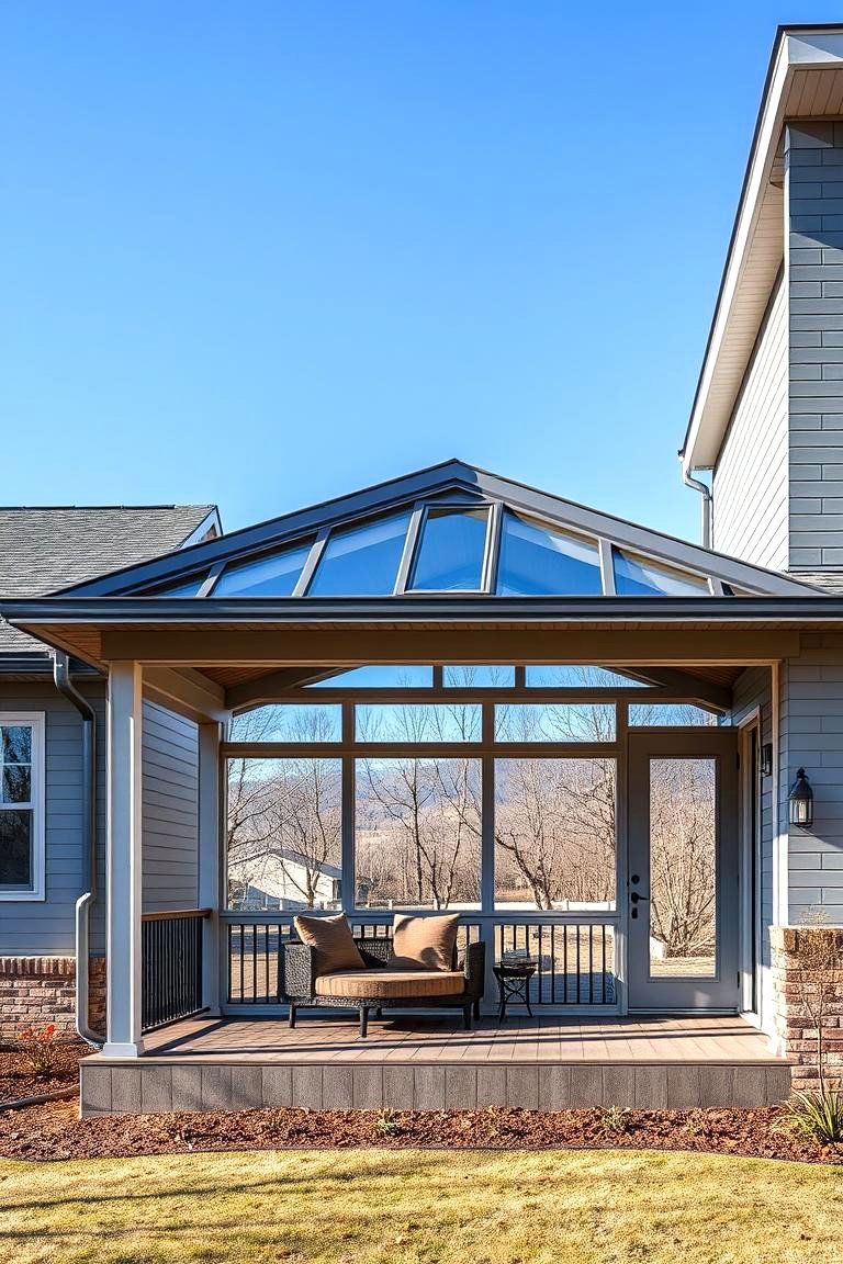 Innovative Modular Structure - 24 Metal Roof Porch Design Ideas