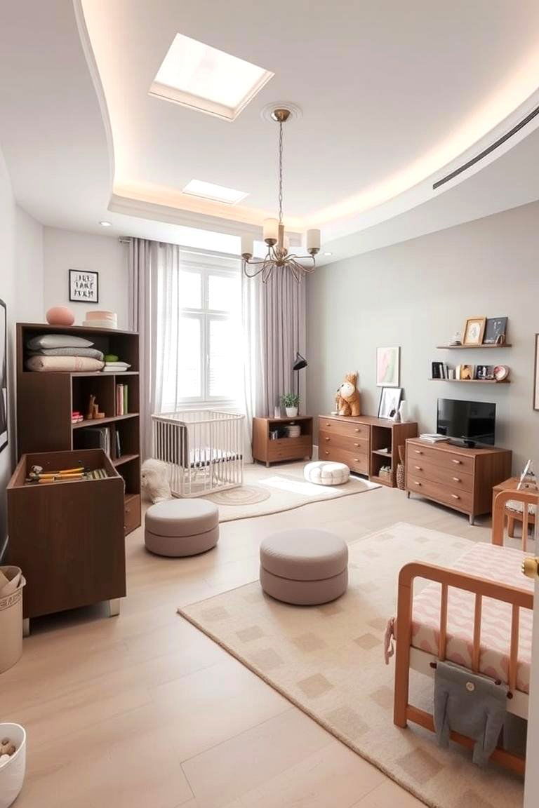 Innovative Nursery Layouts - 24 Mid-century Modern Nursery Ideas
