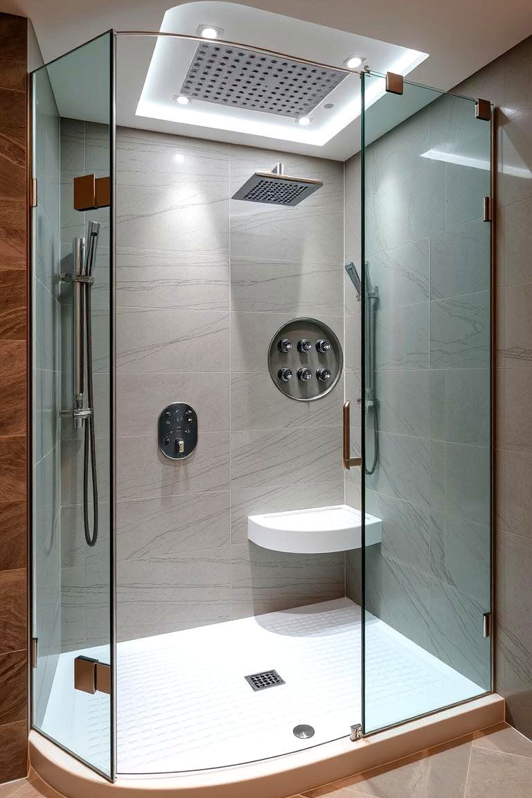 Innovative Shower Designs - 24 Primary Bathroom Ideas