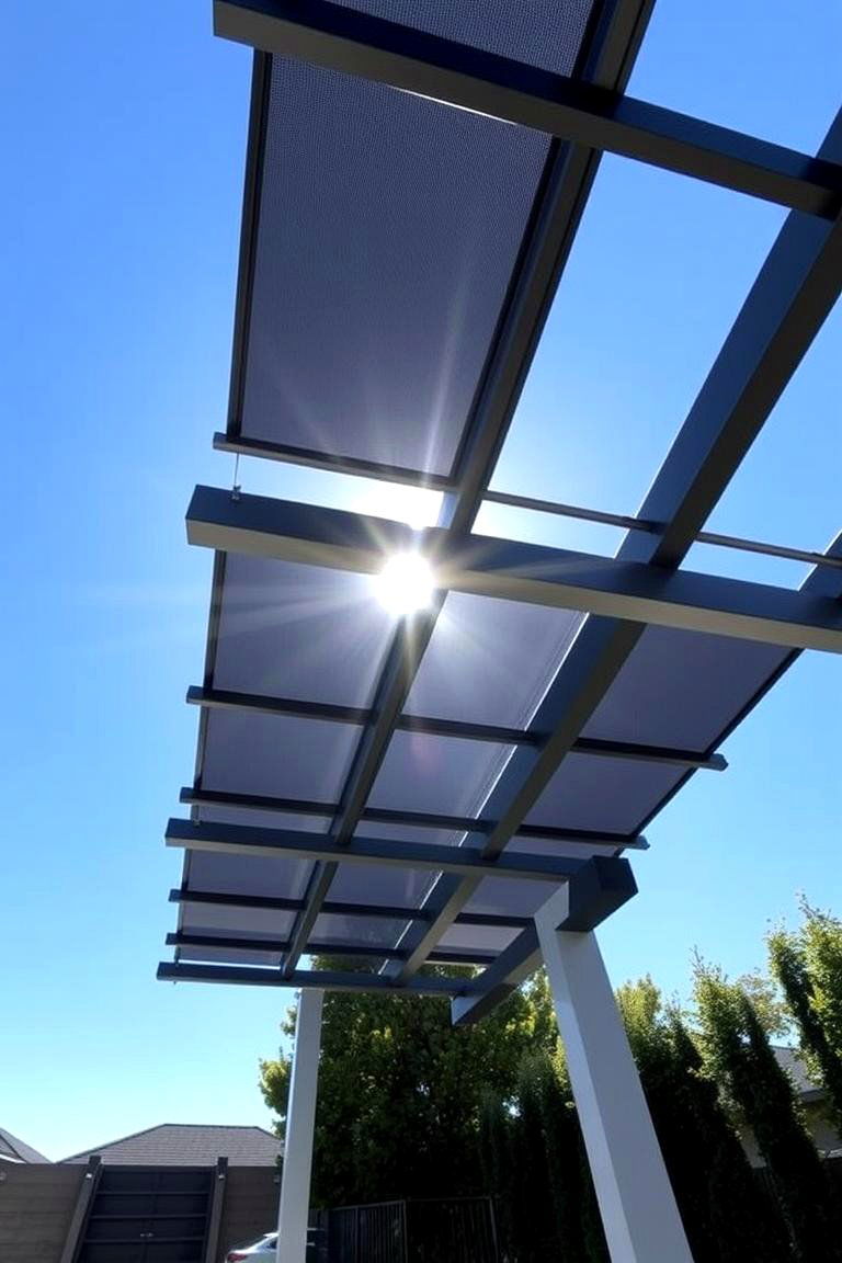 Innovative Solar Panels - 24 Pergola Cover Ideas