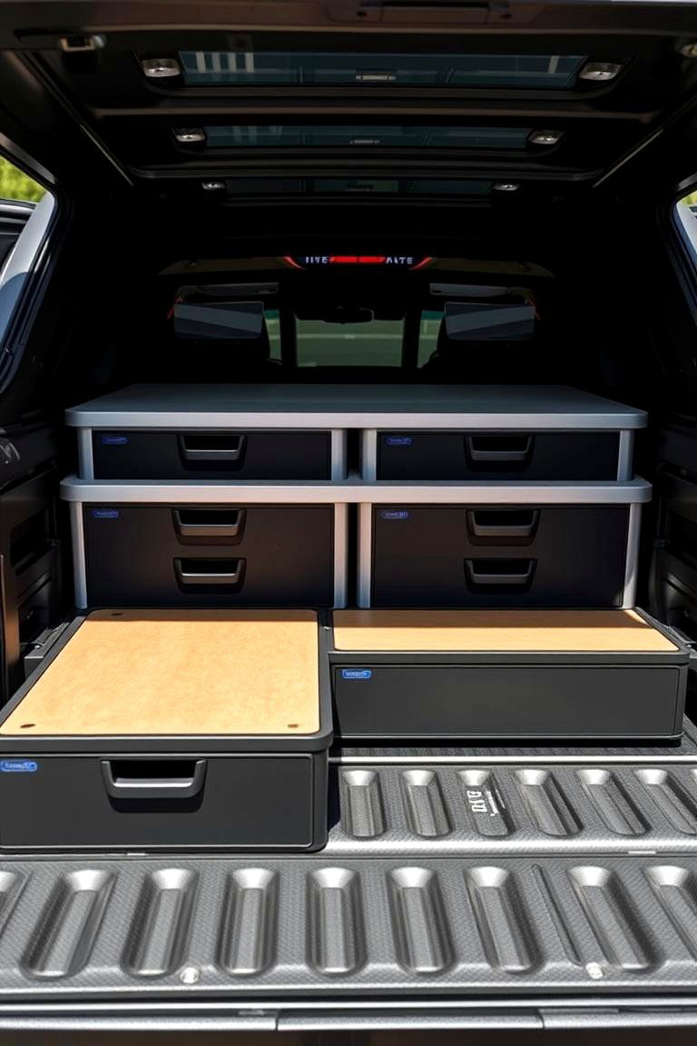 Innovative Storage Platforms - 24 Truck Bed Storage Ideas