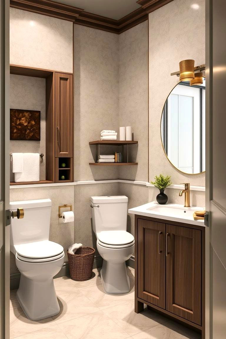 Innovative Storage Solutions - 24 Art Deco Bathroom Ideas