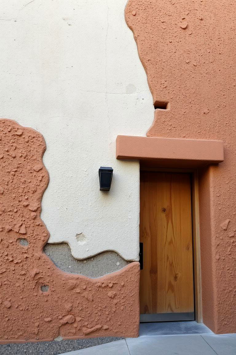Innovative Use of Textured Stucco - 24 Black Stucco House Ideas