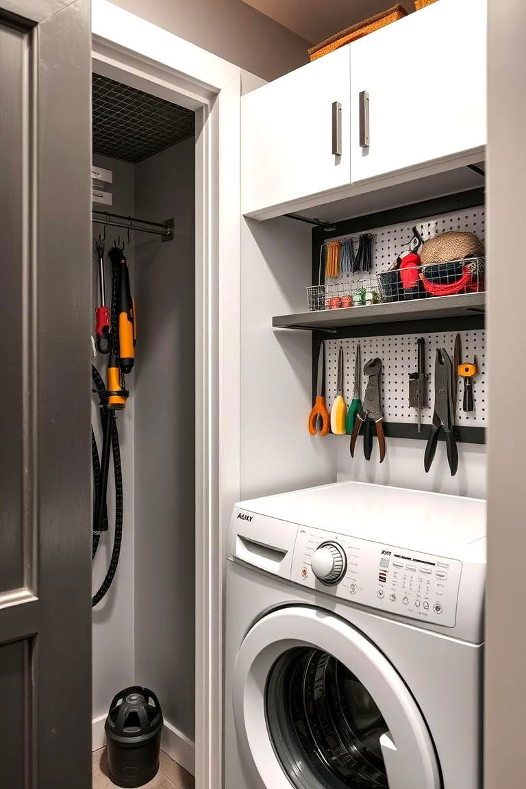 Innovative Utility Hooks and Racks - 24 Laundry Closet Ideas