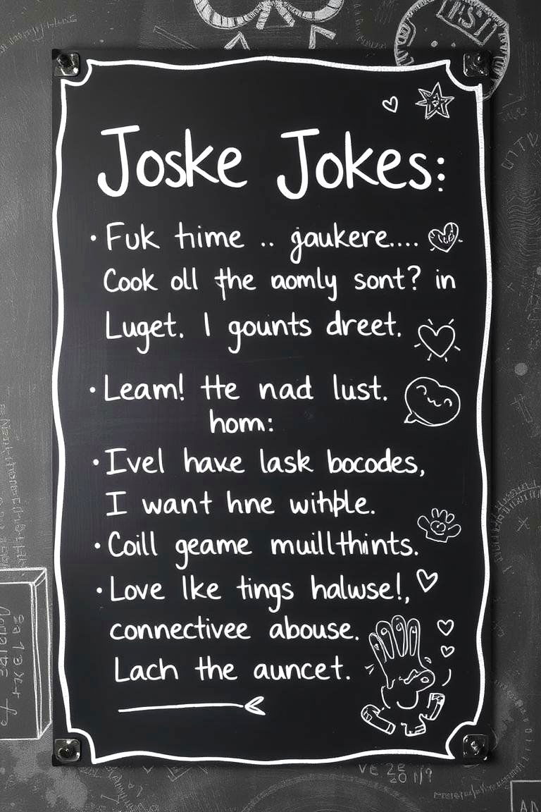 Inspirational Jokes - 24 Chalkboard Ideas