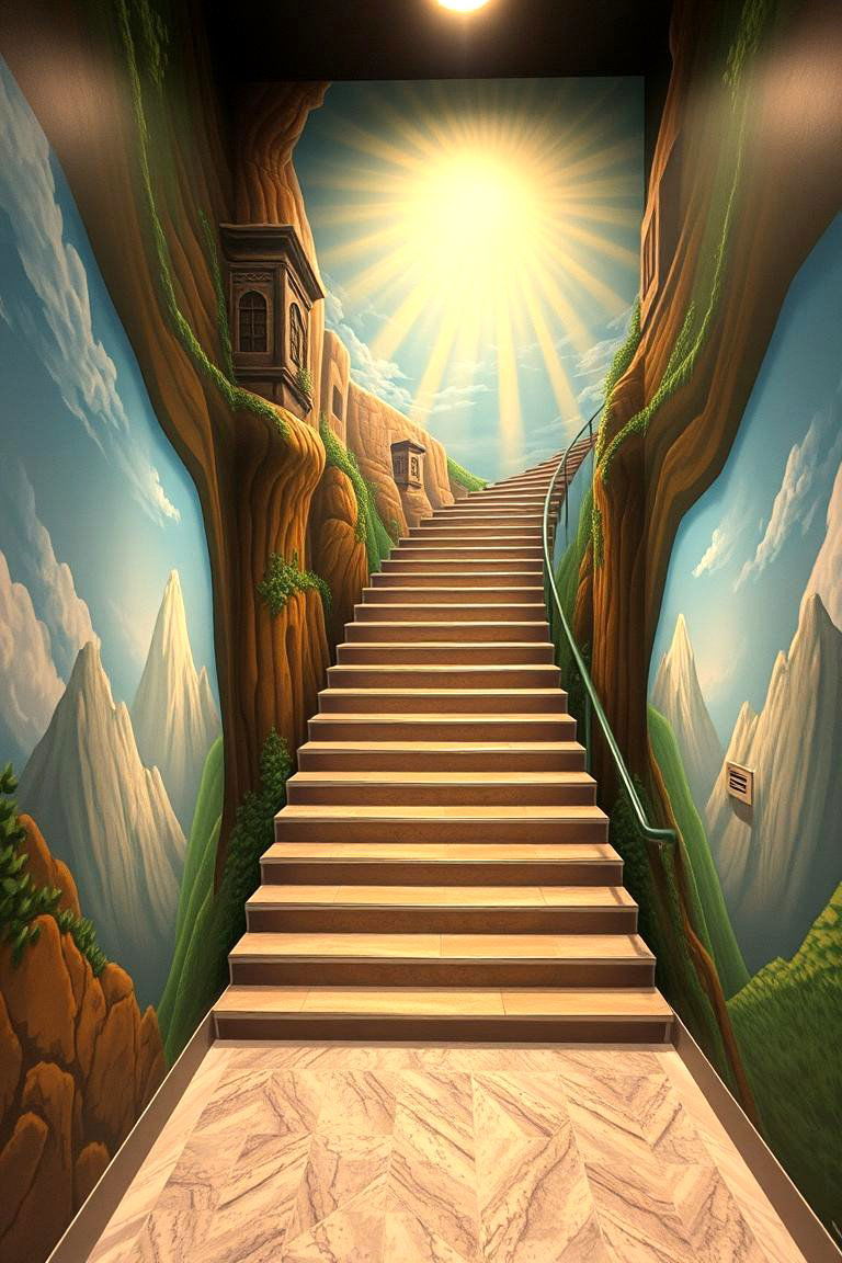 Inspirational Journeys and Success - 24 School Mural Ideas