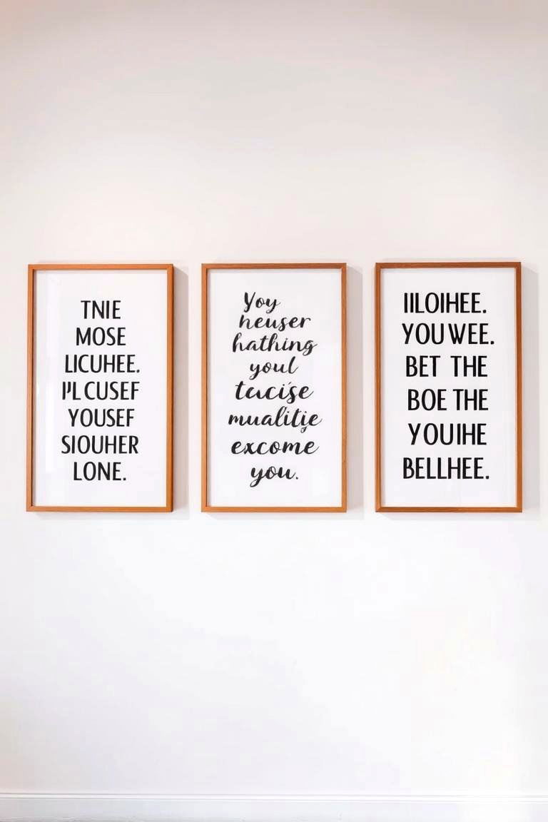 Inspirational Quote Art - 24 Wall Decor Ideas