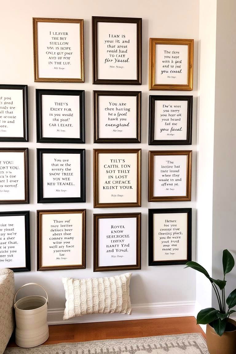 Inspirational Quote Displays - 24 Therapist Office Decor Ideas