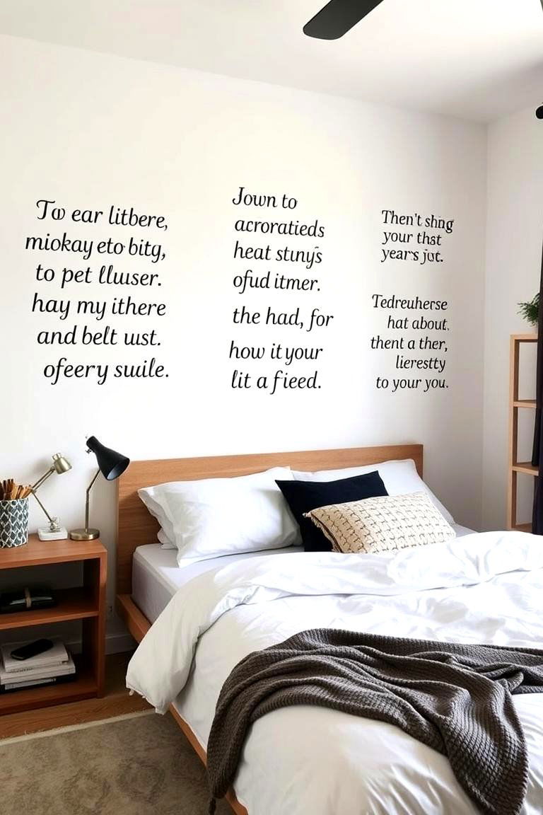 Inspirational Study Quotes - 24 Student Bedroom Design Ideas