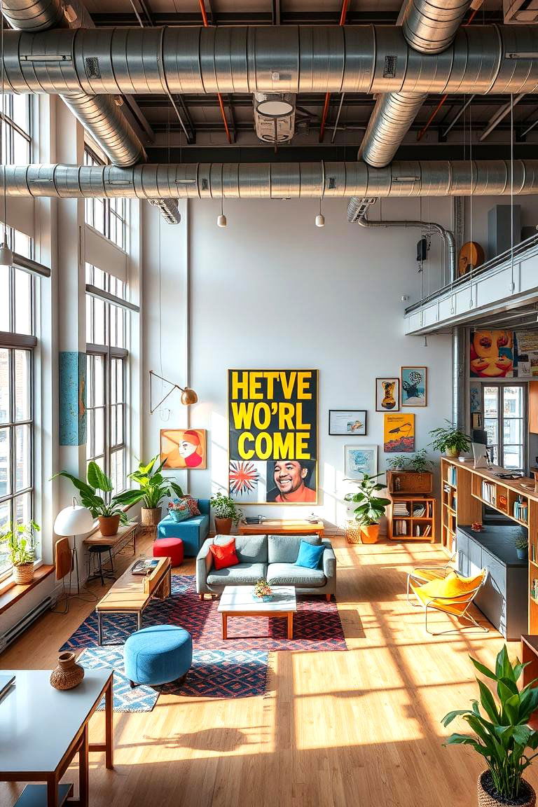 Inspiring Creative Loft Workspace - 24 Loft Office Ideas