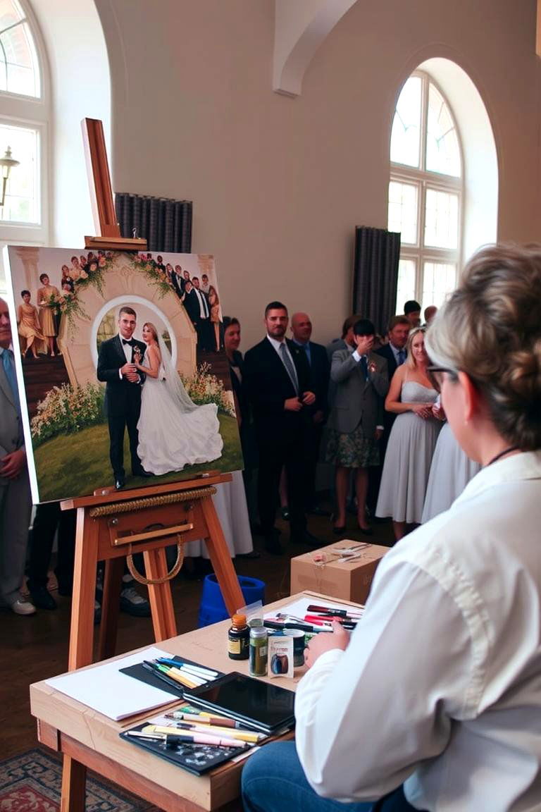 Inspiring Live Painter Showcase - 24 Wedding Entertainment Ideas