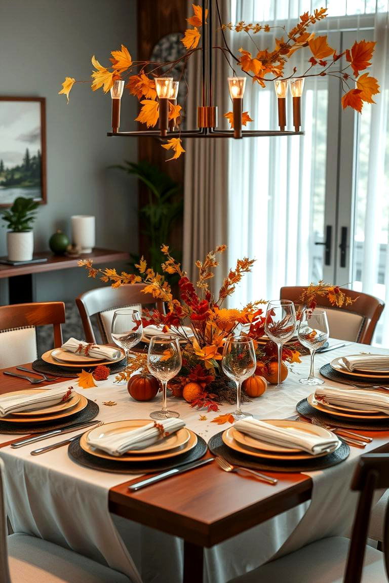 Inspiring Seasonal Motifs - 24 Dining Room Table Decor Ideas