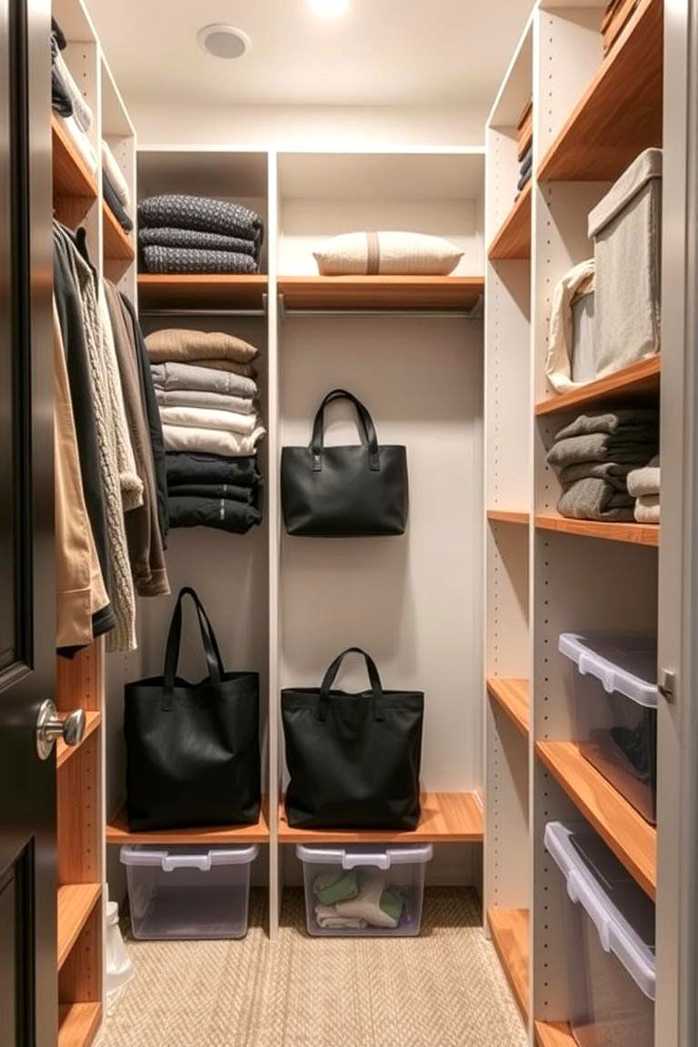 Install Adjustable Shelving - 24 Hall Closet Organization Ideas