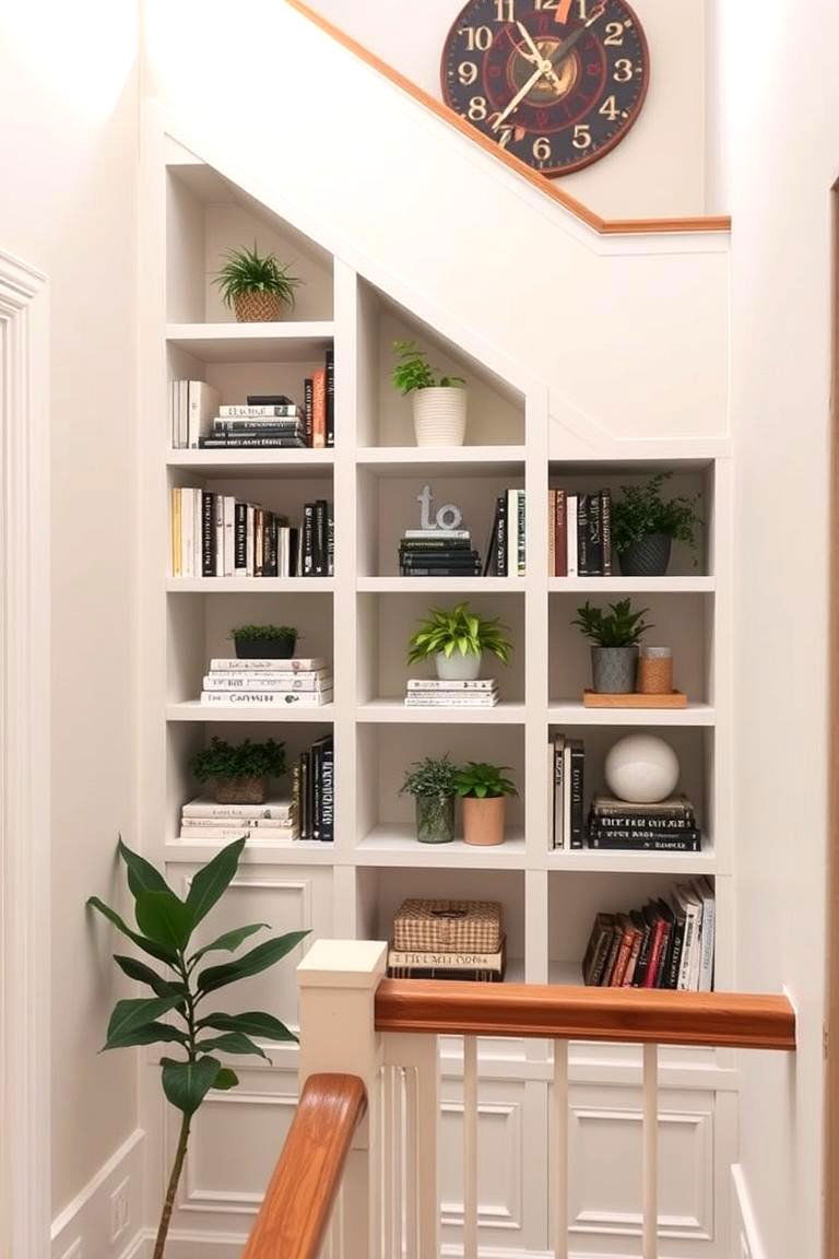 Install Built in Shelving - 24 Stair Landing Ideas