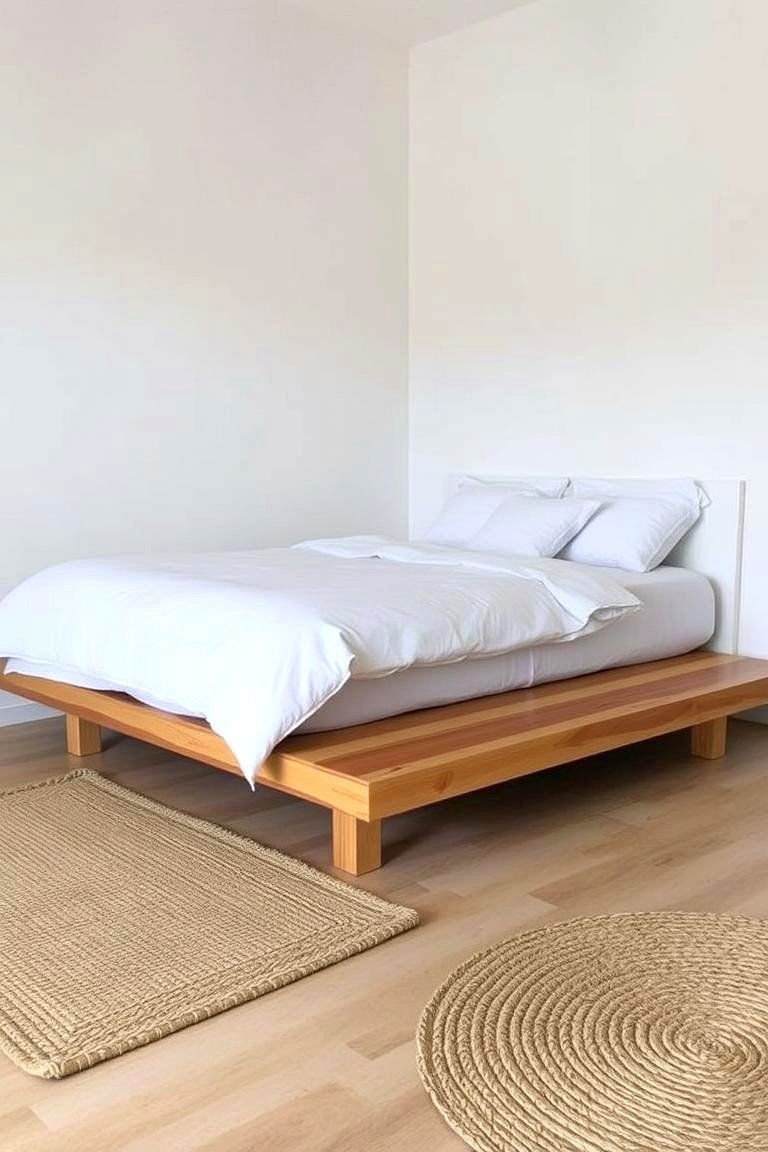 Install Floating Shelves - 24 Low Sloped Ceiling Bedroom Ideas