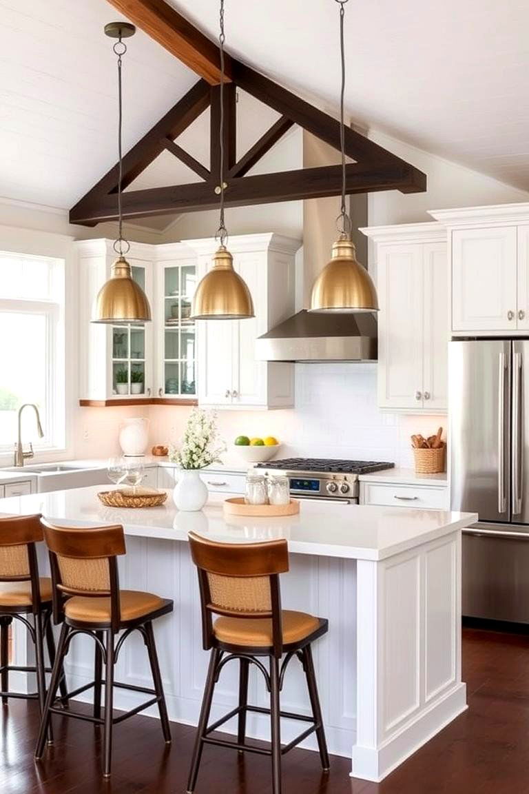 Install Functional and Stylish Lighting Fixtures - 24 Lake House Decorating Ideas