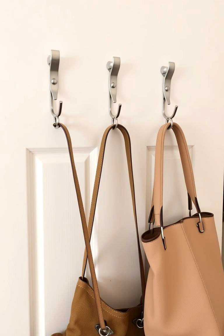 Install Hooks Inside Closet Doors - 24 Purse Storage Ideas
